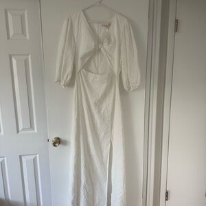 Anthropologie White Maxi NWT